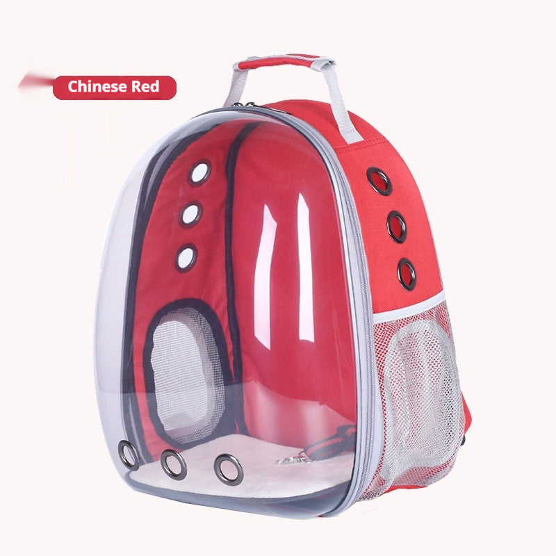 Transparent Pet Backpack - Breathable Carrier for Cats and Dogs - Biopack Global