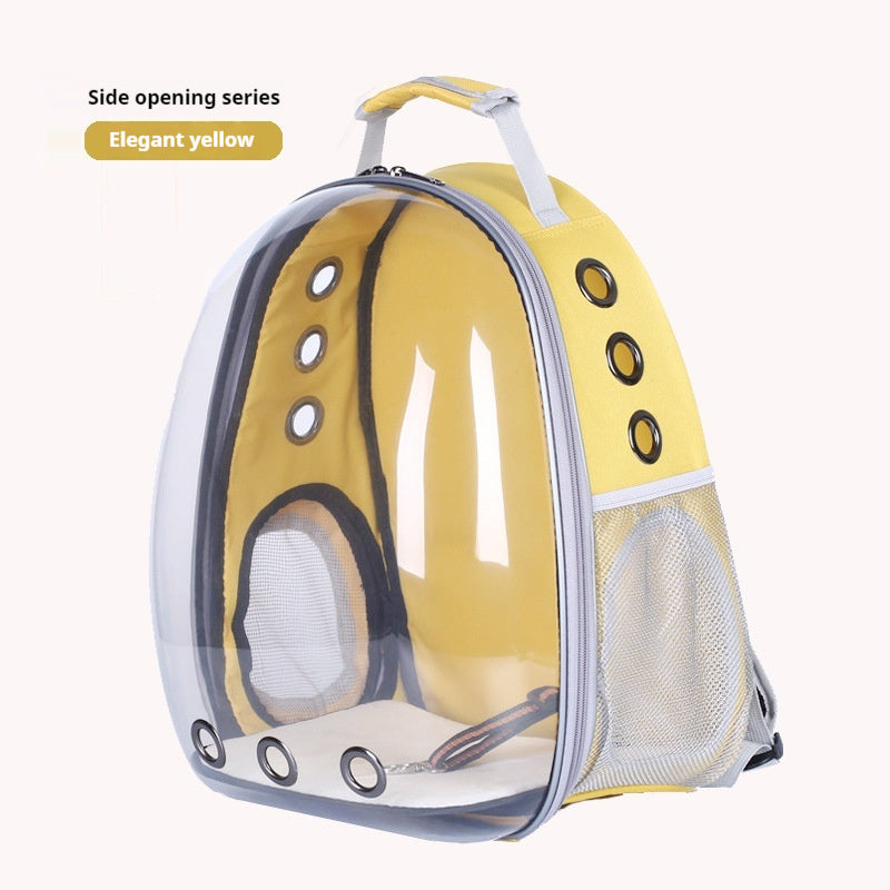 Transparent Pet Backpack - Breathable Carrier for Cats and Dogs - Biopack Global