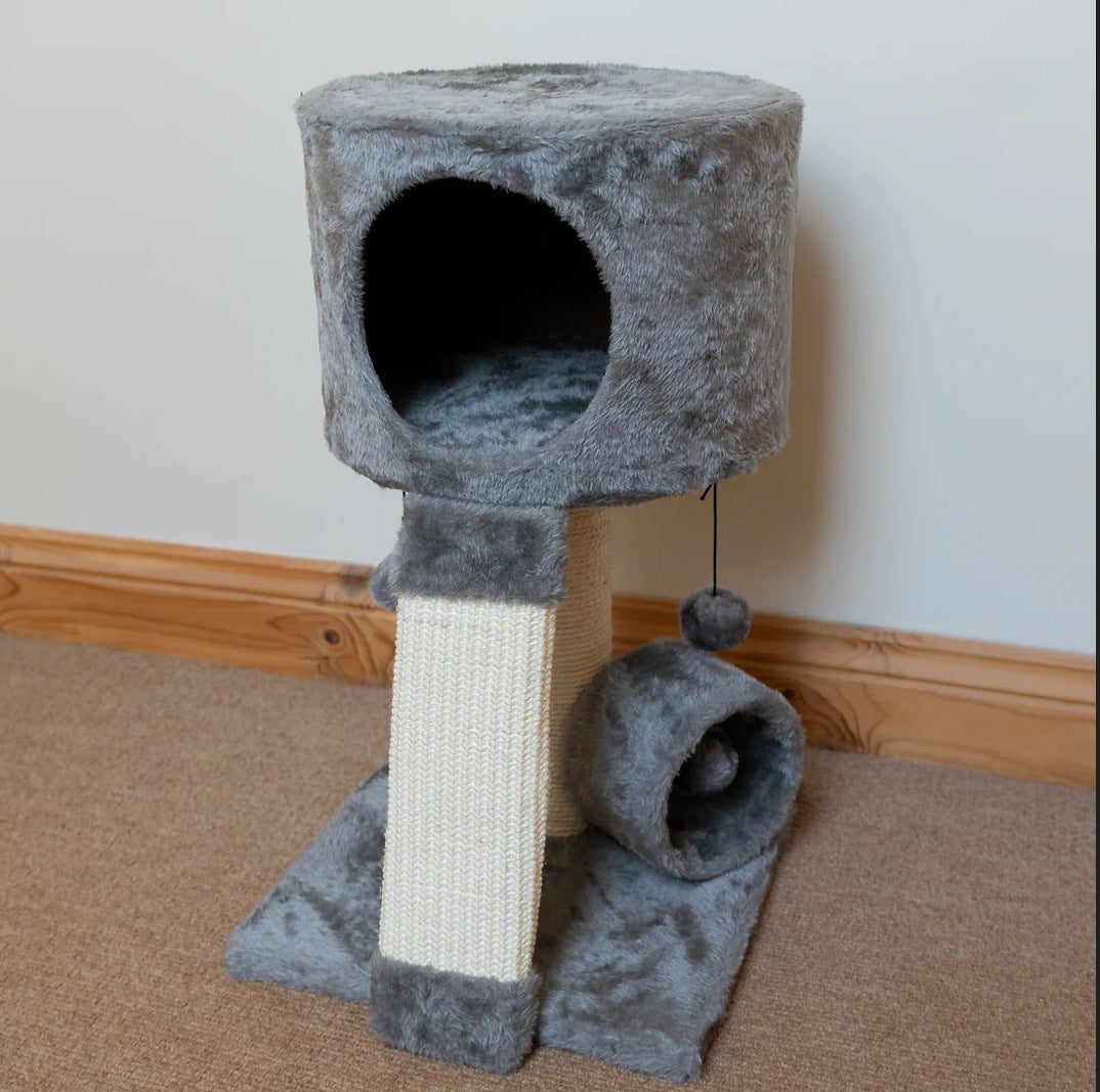 Cat Climbing Frame with Sisal Scratch Board and Ball Toy - Biopack Global
