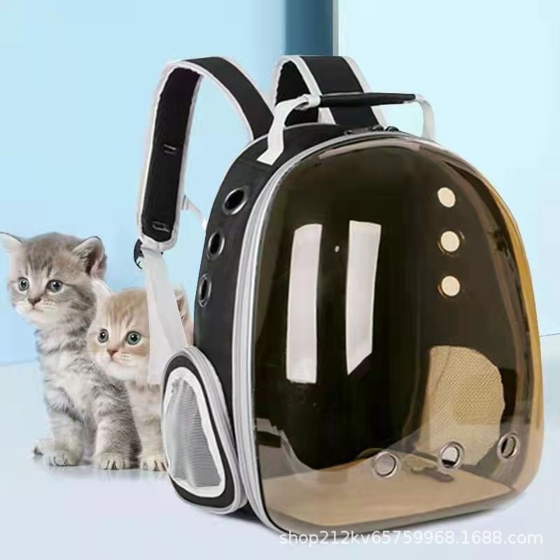 Transparent Pet Backpack - Breathable Carrier for Cats and Dogs - Biopack Global